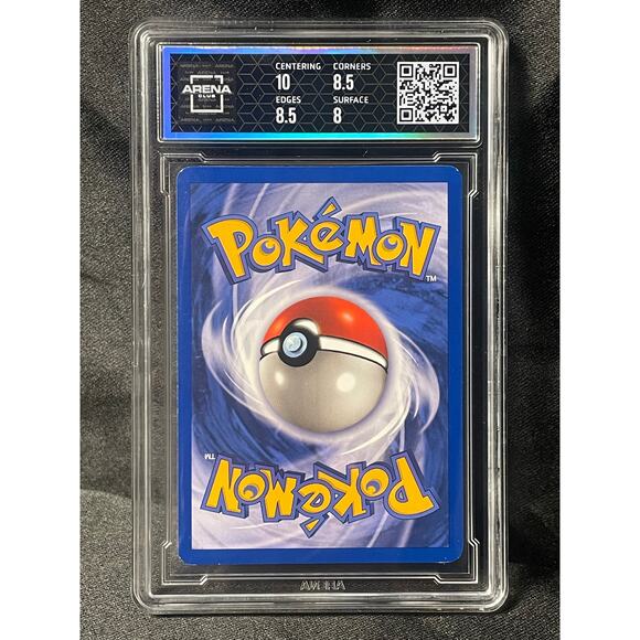 2000 Hitmonchan #8 Pokémon Base Set 2 Holo Rare ArenaClub Graded NM-MINT+ 8.5 - Picture 3 of 4